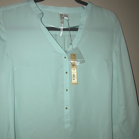 LC Lauren Conrad Mint Green Hi-Low Top•Small•NWT - Picture 2 of 8